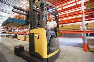 Cat four-way reach trucks